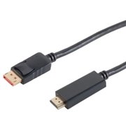 DisplayPort 1.4 to HDMI 2.0 cable 10m black