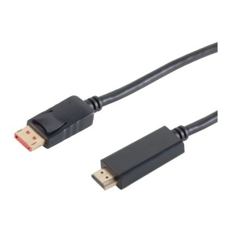 DisplayPort 1.4 to HDMI 2.0 cable 3m black
