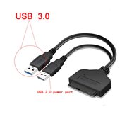 USB 3.0 SATA Cable SATA 3 to 2 x USB 3.0 Adapter Computer Cables