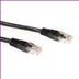 U/UTP CAT6A cable snagless - black 3.0m / 50µ Gold / 10 - 4.95