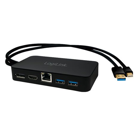 Mini DisplayPort Docking with HDMI/DP/LAN/USB3.0