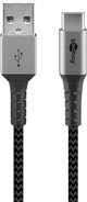 USB-A - USB-C charging and sync cable 2.0m 3A