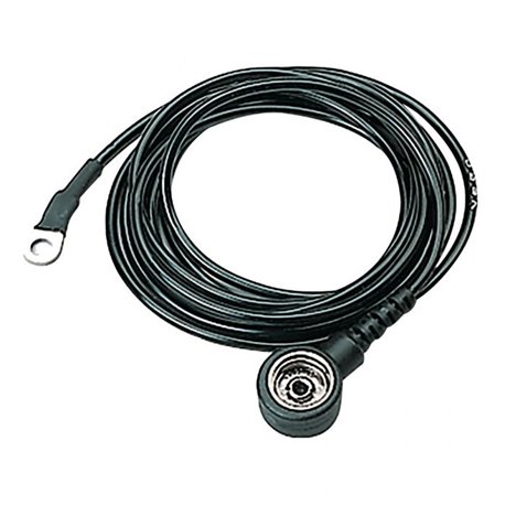 Earth cable 1.80m 10mm snap and 5mm ringconnection