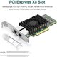 10Gb PCI-E Network Card NIC Compatible for Intel X540-T2, Dual RJ45 Copper Port, with Intel X540-BT2 Controller, PCI-E X8, 10G P