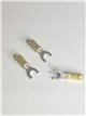 TE Connectivity, Insulated Crimp Spade Connector, 0.3mm² to 1.4mm², 22AWG to 16AWG, M3.1 Stud Size