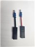 2 adapter red and black 6.3 to 4.8 mm blade