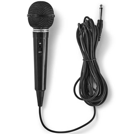 Microphone Dynamic off/on switch uni-directional + 3m jack