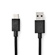 USB 3.2 - Gen 1 USB-A male to USB-C cable 5 Gbps superspeed and charging 15W max. super flex silicone