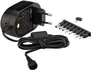 Switching power supply GS2250 Universal 3/4.5/5/6/7.5/9/12 V DC 2250MA with 8 adapter plugs