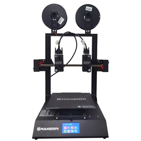3D printer P3 PRO MAKERPI independent DUAL HIGH TEMP Extruders 300° C