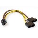 PCI Express Power cable 6 - 6 pin female - 2x 5. 0,20M
