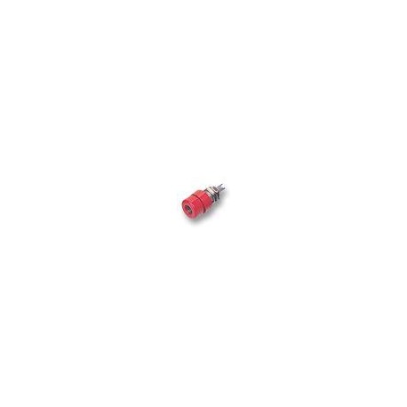 Bil 20 red female banana - 4mm isolated chassis