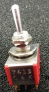 C&K 7415 switch Mom.-OFF-Mom. - 4P soldering standard actuator S used - 9.40