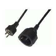 Extension cable 10m M Schuko - 3 x 1.5mm² black heavy duty