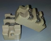 Ceramic terminal blocksize 8x2.8mm 2p 2xM4 screw high temp. resistant