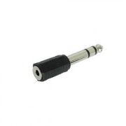 Adapter 6.3mm male stereo - 3.5mm female stereo 