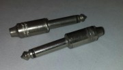 Adapter 6.3mm male mono - 3.5mm female mono metal