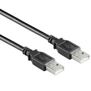 USB cable Type A A 1.8m M/M - black