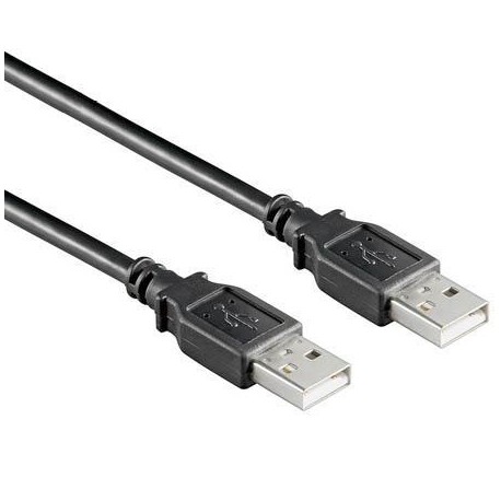 USB cable Type A A 1.8m M/M - black