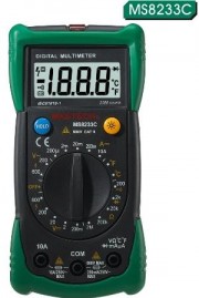 Mastech Multimeter MS8233C - Voltage: AC 600V / DC 600V Current DC 10A