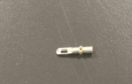 Print pin 1mmØ 50u gold over - nickel / pin 9mm/2mm insert stop(+0,05)/1.5mm true print for 851800014/851813010/851810011 10