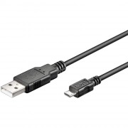 USB 2.0 - Micro-B USB - cable 1.8m black - Raspbery Pi