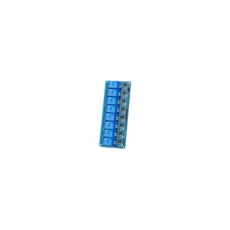 8-Channel Relay Module Board w - 8-Channel Relay Module Board w/ Optocoupler Isolation -Blue (Works with Official Arduino