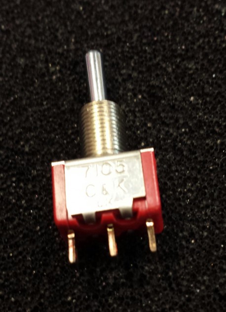 C&K 7105 switch Mom.-OFF-Mom. - SP soldering