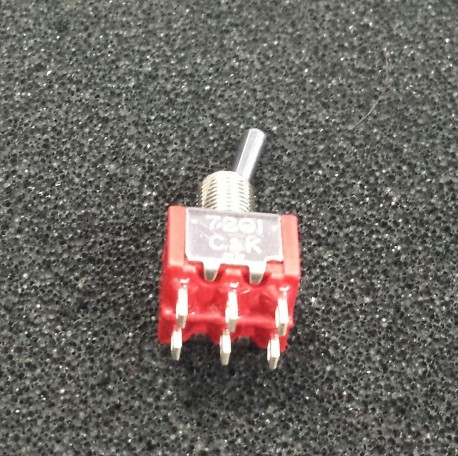 C&K 7201 On-None-On - DP soldering standard actuator