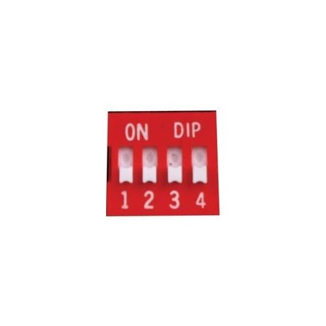 DIP switch 4p SWTDIP-00042 - 10 - 0.83 / 100 - 0.50