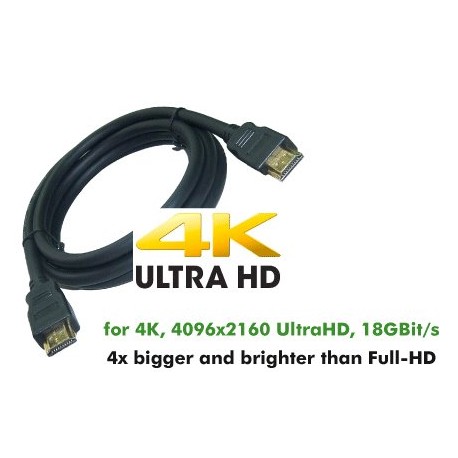 HDMI cable 2.0 UltraHD 4K 2.0m