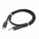 Universal Type-C to USB charging Data Cable black