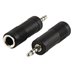 Adapter 3.5mm male stereo - 6.3mm female 
