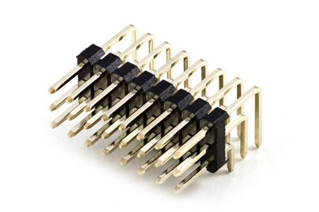 24 pin (8 pins per row x 3 row) right angle connector